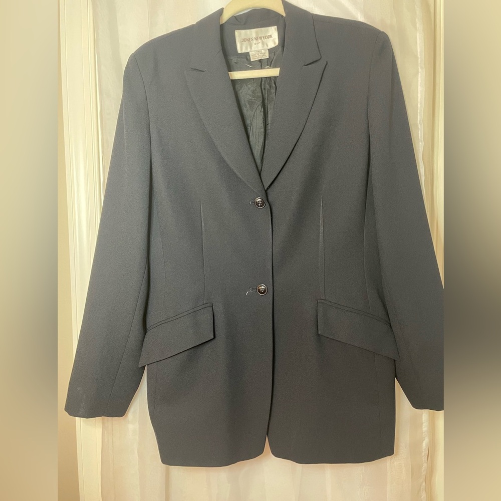 Jones New York Charcoal Blazer